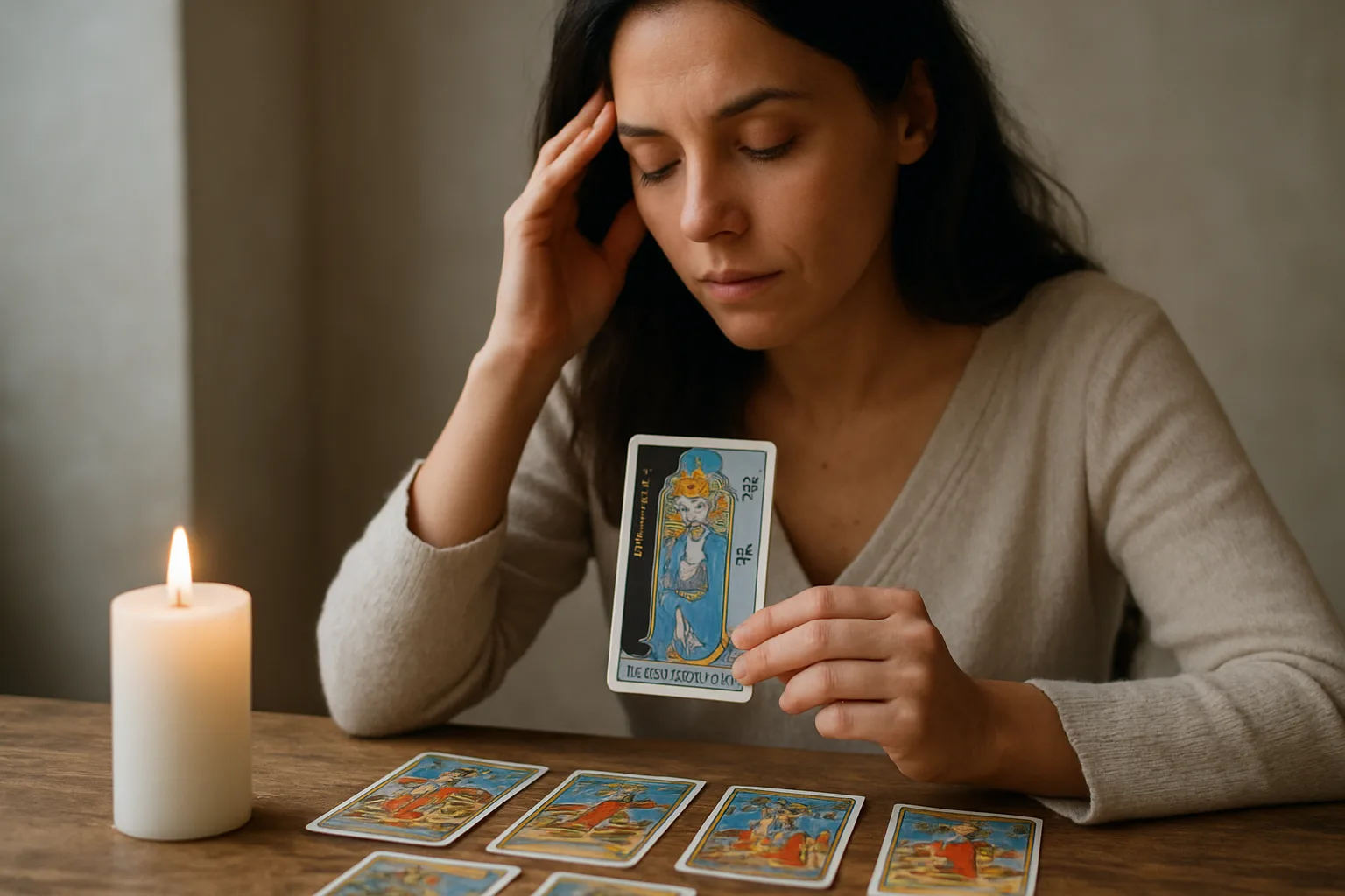 La Sacerdotisa en el tarot: significado, intuición y lectura espiritual profunda