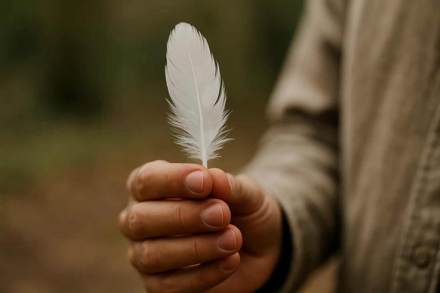 Pluma blanca: significado espiritual y mensajes simbólicos de paz y protección